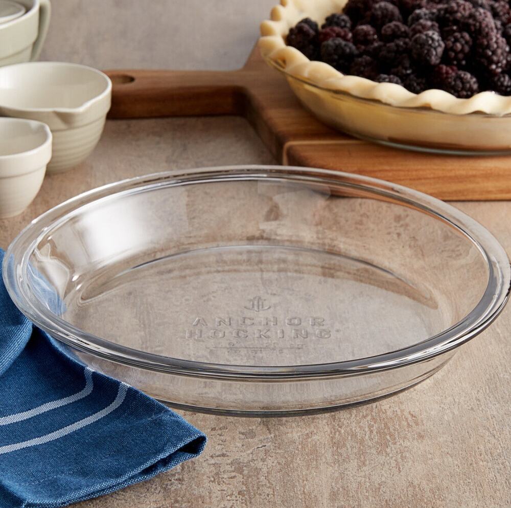 Anchor Hocking Preferred 9" x 1 1/4" Glass Pie Pan